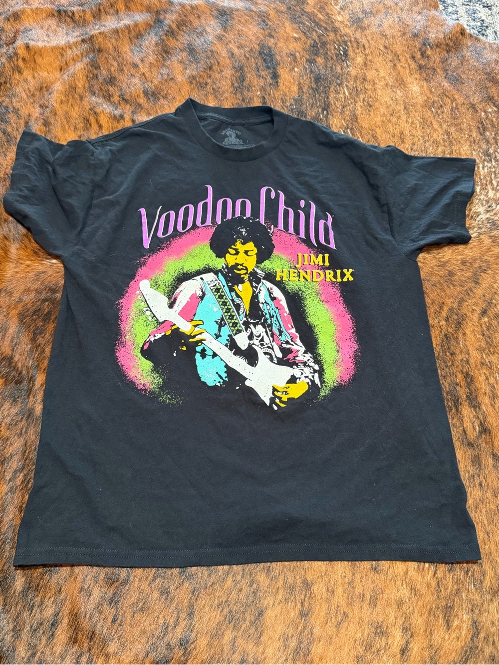 JIMI HENDRIX Voodoo Child T-SHIRT Men’s Size large  AUTHENTIC HENDRIX